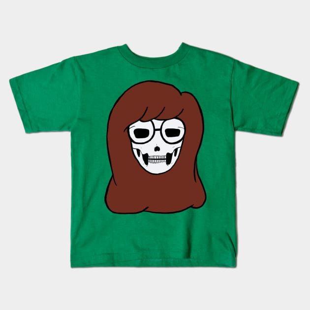 Daria Skull Kids T-Shirt by TheDeathOfMyChildhood1